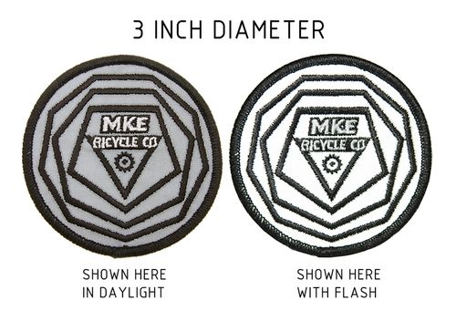 Milwaukee Bicycle Co. Patch - Reflective