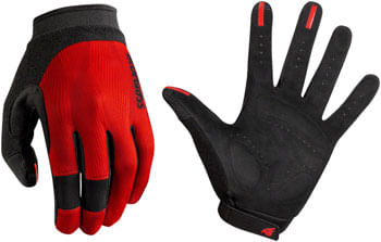 Bluegrass React Gloves - Red, Full Finger, Small