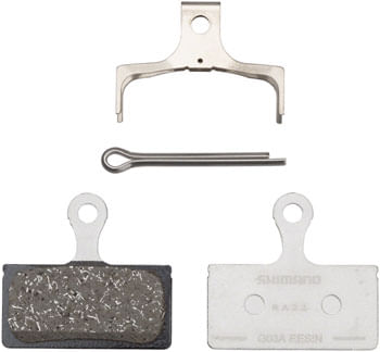 Shimano G05A Disc Brake Pad and Spring - Resin Compound, Alloy Back Plate